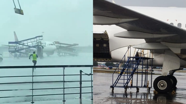 Heavy Winds & Rain Trigger Chaos At Delhi Airport, Three Air India Aircraft Damaged