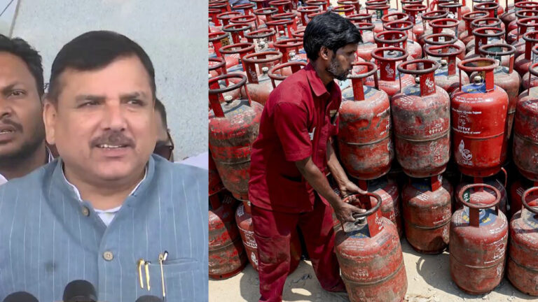 LPG Cylinder Prices Hiked Again, AAP MP Sanjay Singh Slams Centre Over Rising Inflation